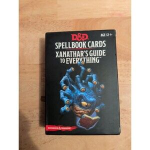 D&D 5E (2014) Spellbook Cards Xanathar’s Guide to Everything